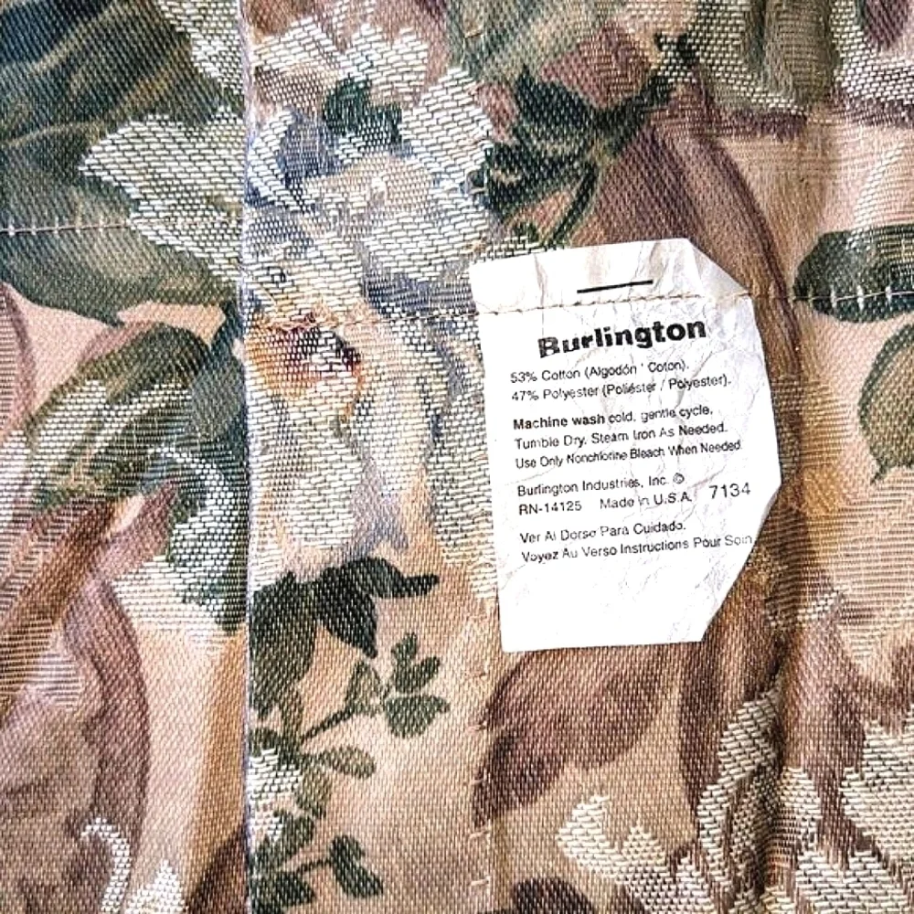 Floral Curtain Valance 80.5